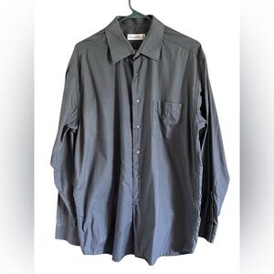 Christian Dior Charcoal Gray Men's Dress Shirt